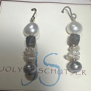 Sundance Silver and White Pearl Earrings